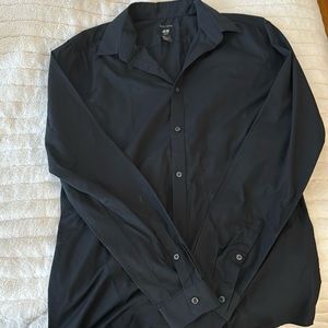 Black dress shirt